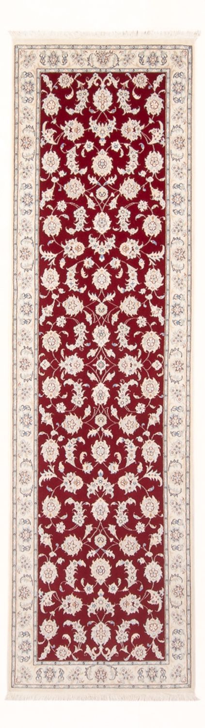 Løber Persisk tæppe - Nain - Premium - 248 x 82 cm - rød