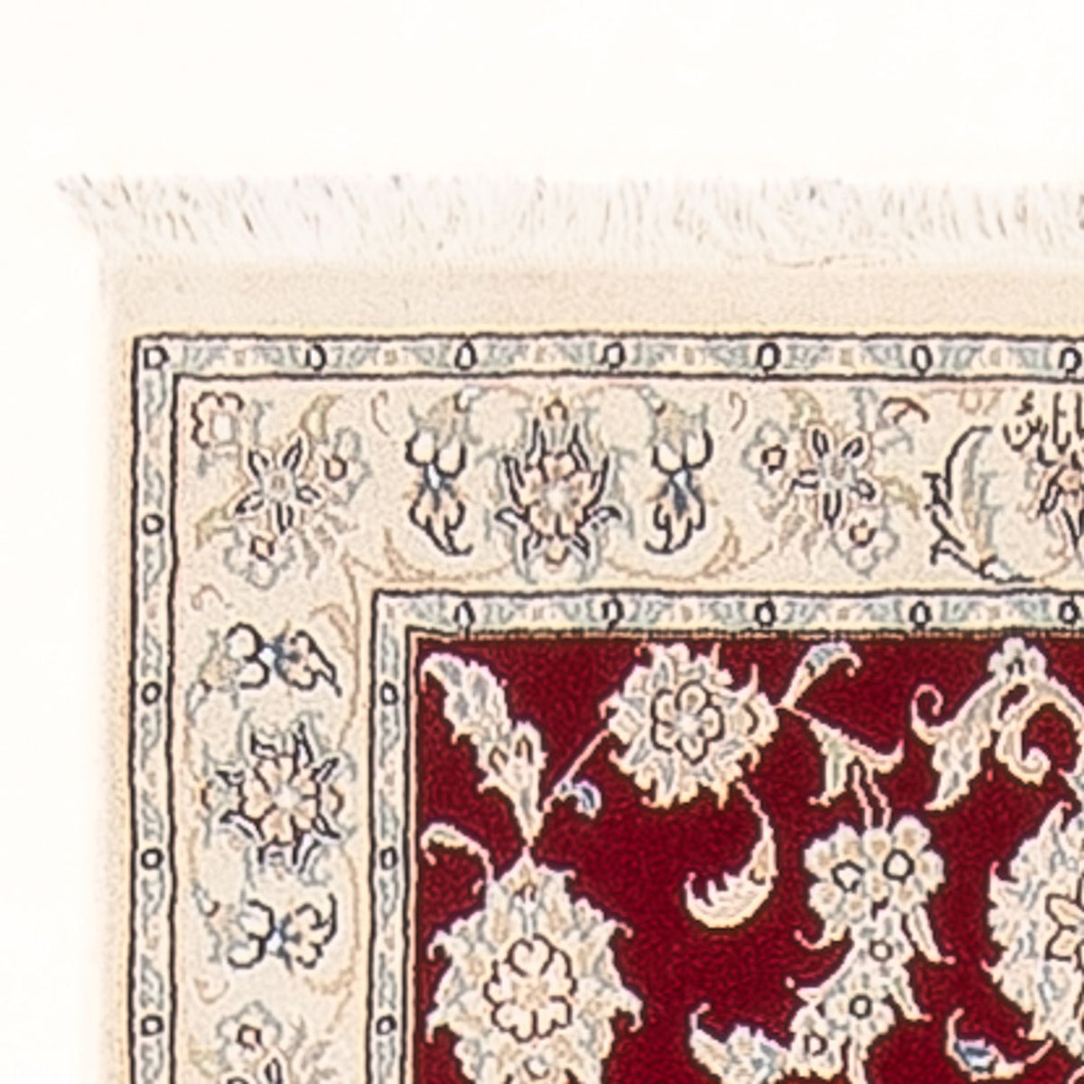 Løber Persisk tæppe - Nain - Premium - 248 x 82 cm - rød