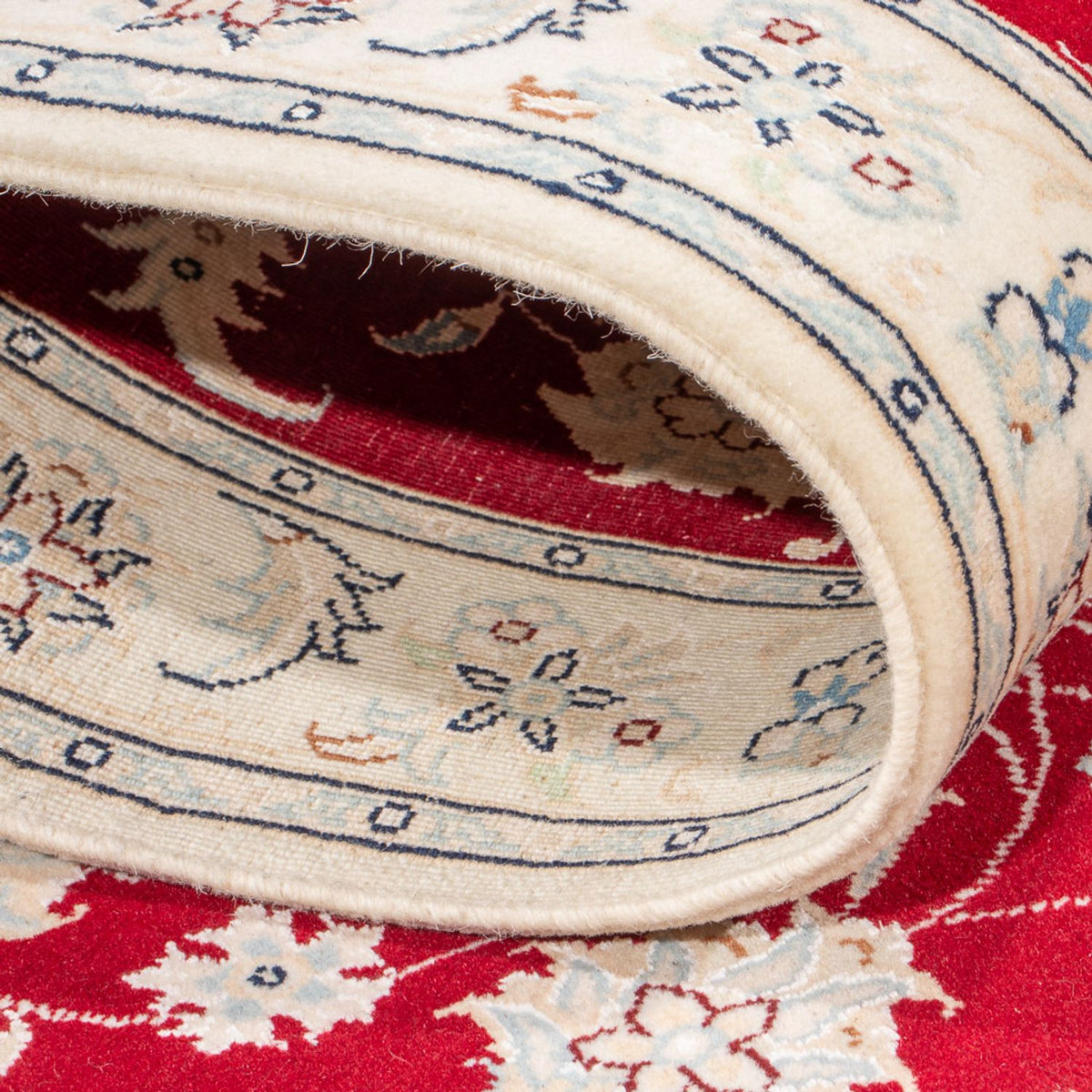 Løber Persisk tæppe - Nain - Premium - 248 x 82 cm - rød