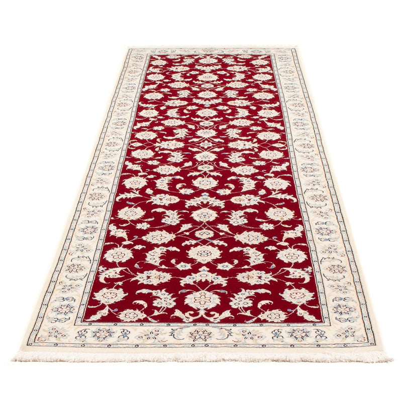Løber Persisk tæppe - Nain - Premium - 248 x 82 cm - rød