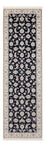 Løber Persisk tæppe - Nain - Premium - 248 x 83 cm - mørkeblå