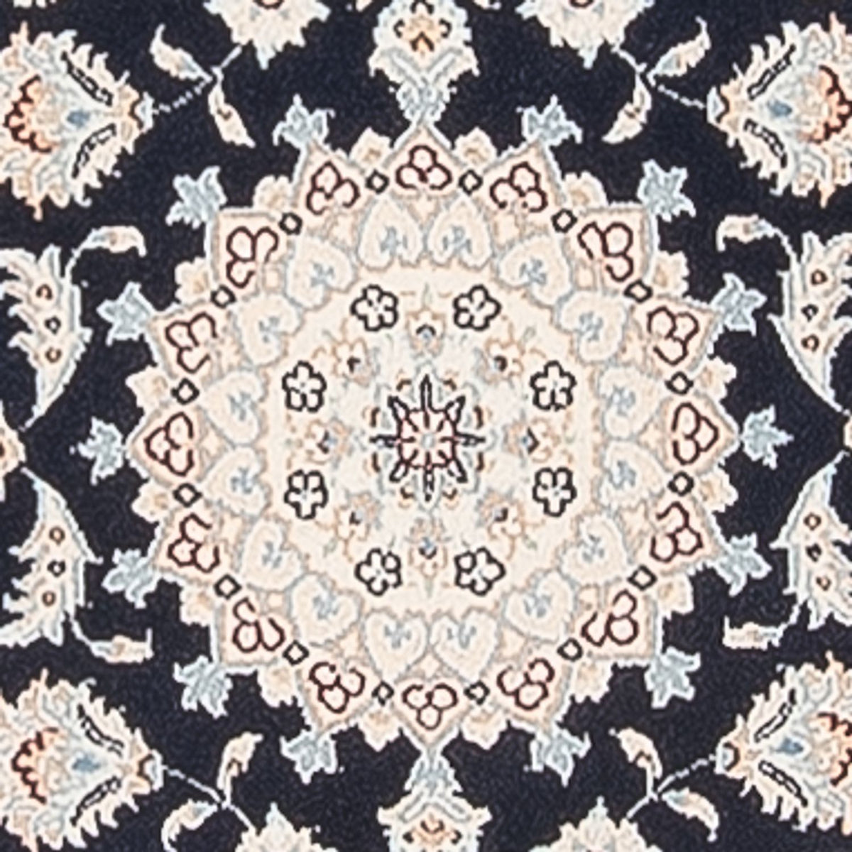 Løber Persisk tæppe - Nain - Premium - 241 x 83 cm - mørkeblå