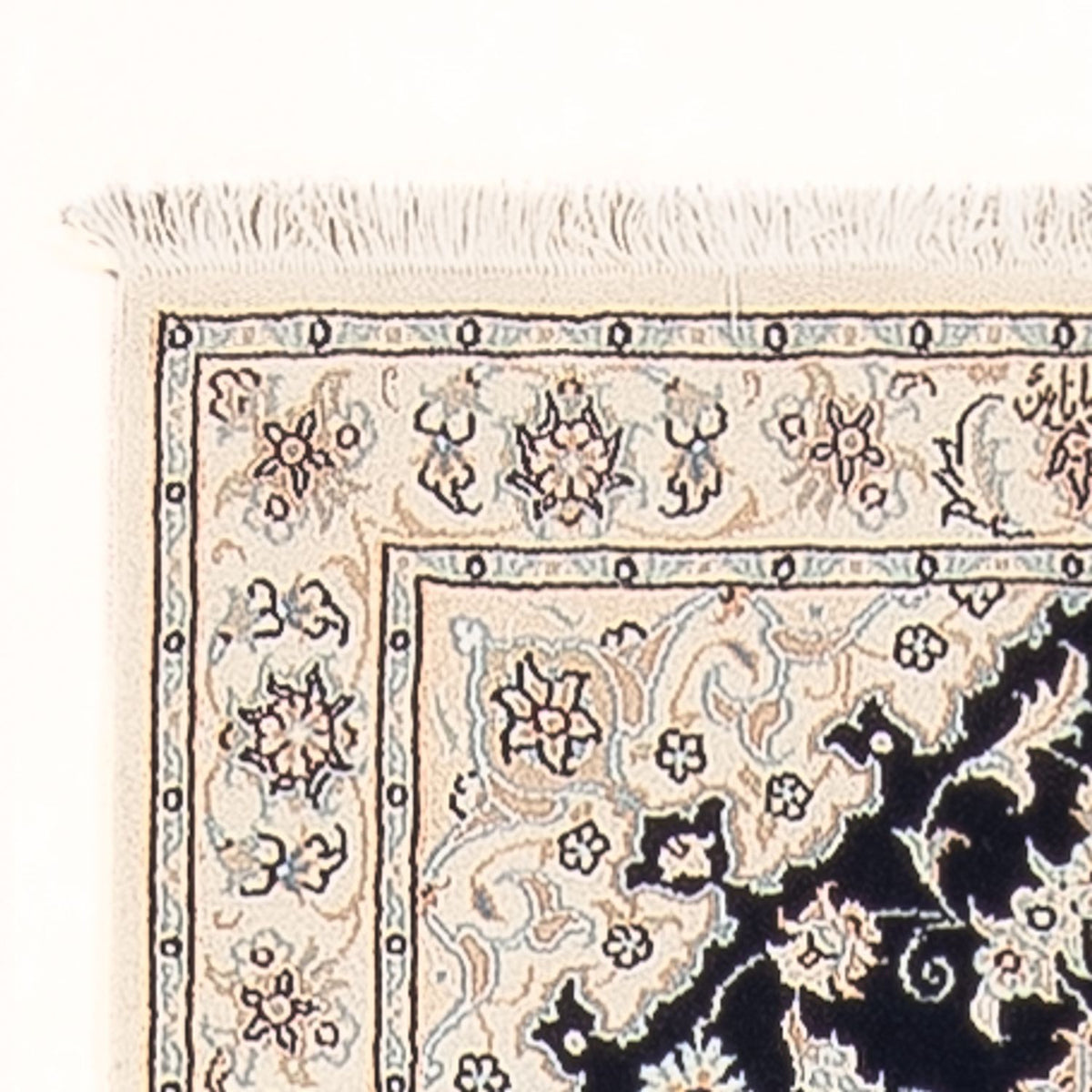 Løber Persisk tæppe - Nain - Premium - 241 x 83 cm - mørkeblå