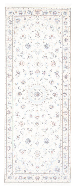 Løber Persisk tæppe - Nain - Royal - 212 x 80 cm - creme