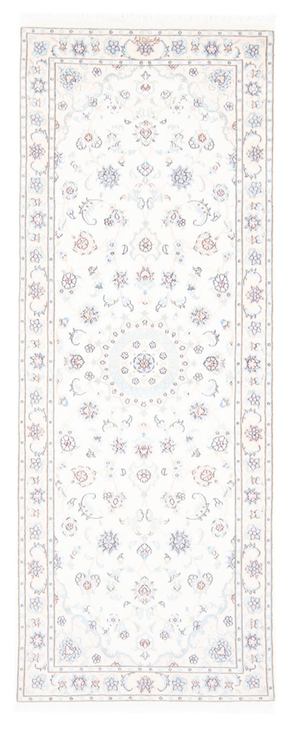 Løber Persisk tæppe - Nain - Royal - 212 x 80 cm - creme