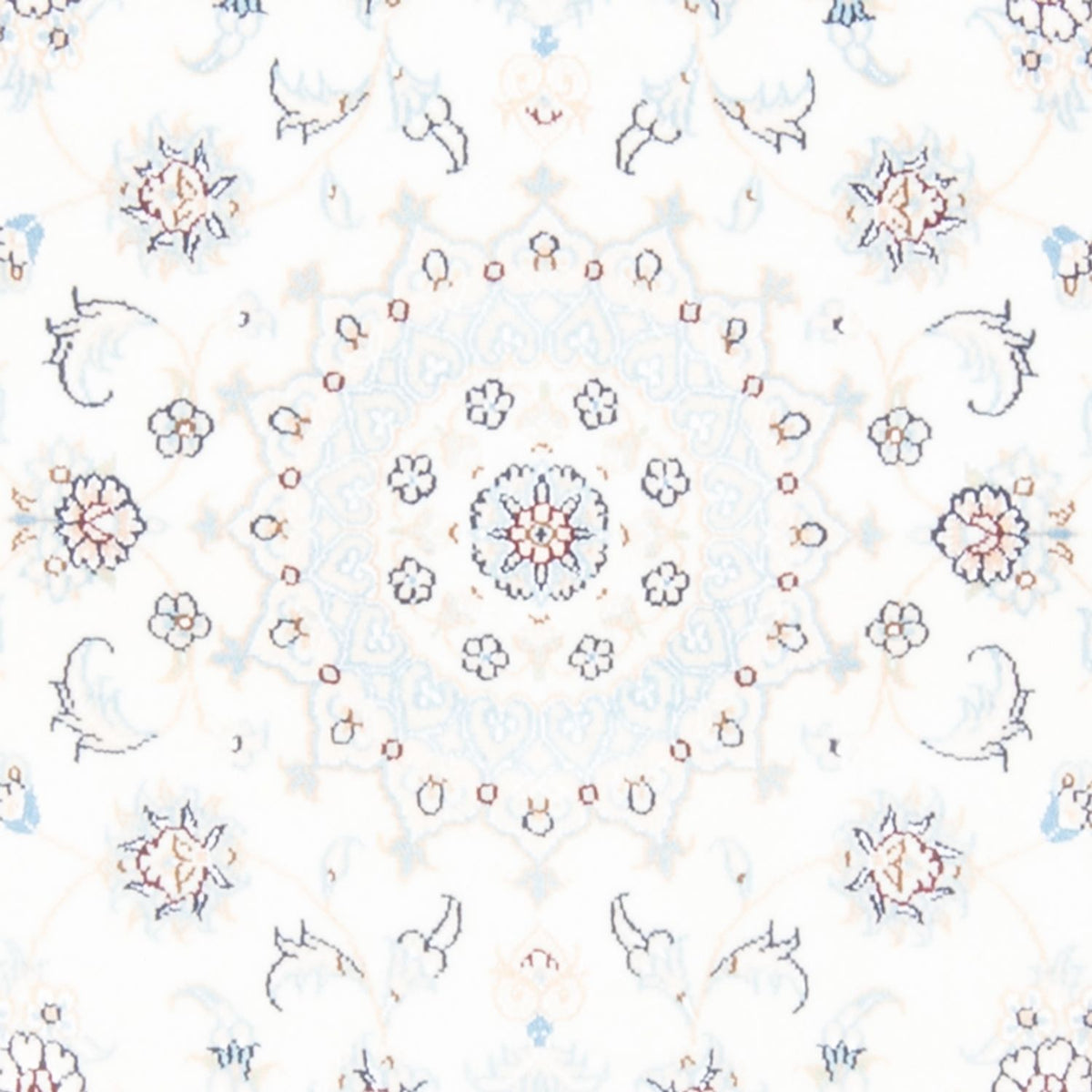 Løber Persisk tæppe - Nain - Royal - 212 x 80 cm - creme