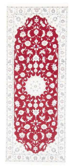 Løber Persisk tæppe - Nain - Royal - 202 x 80 cm - rød