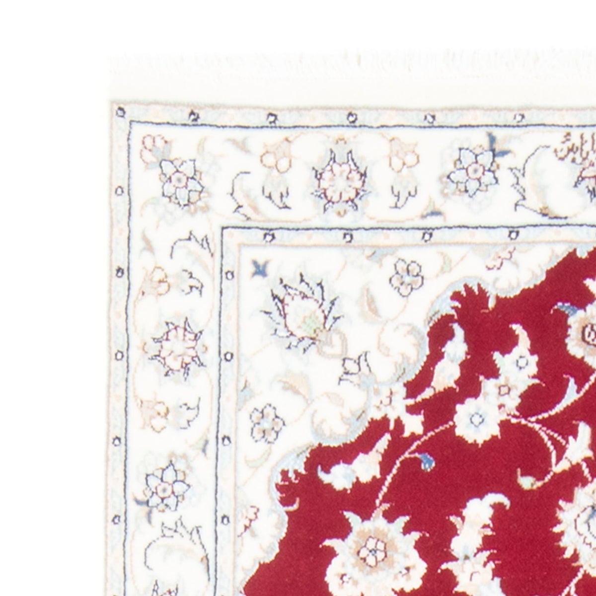 Løber Persisk tæppe - Nain - Royal - 202 x 80 cm - rød