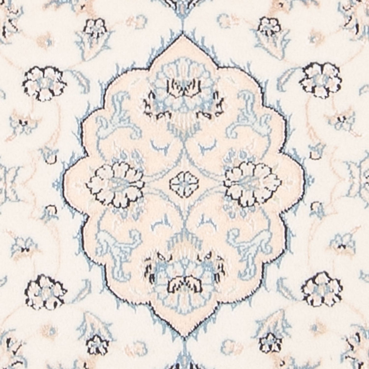 Persisk tæppe - Nain - 85 x 60 cm - creme