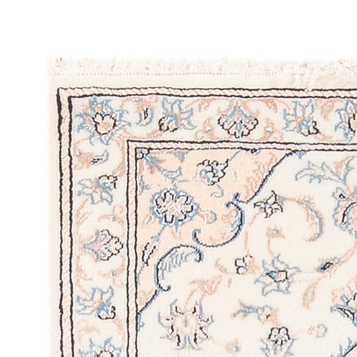 Persisk tæppe - Nain - 85 x 60 cm - creme