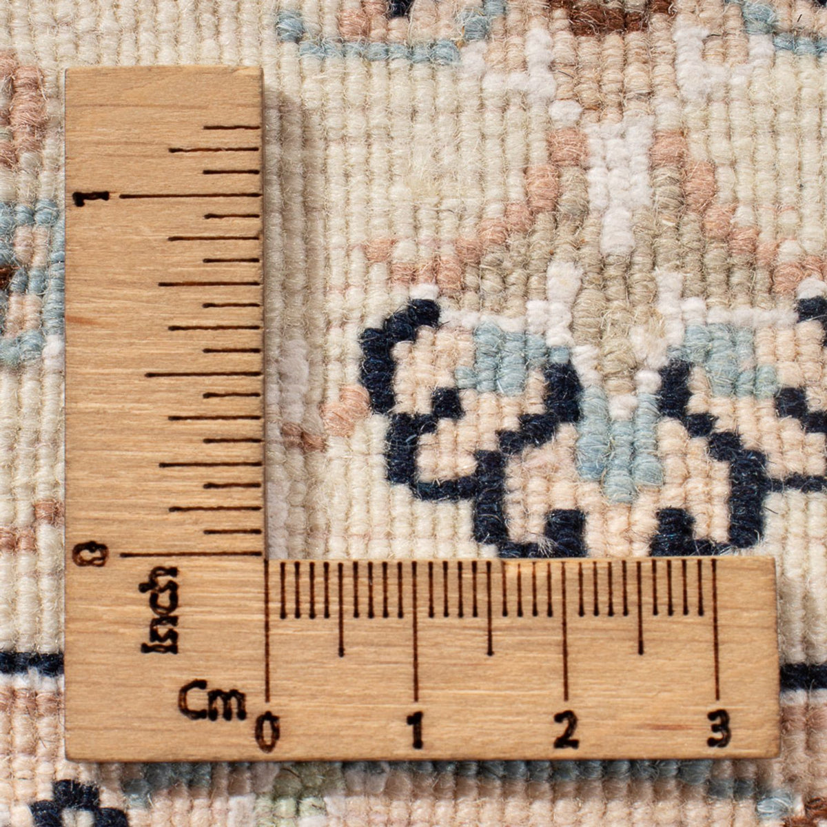 Persisk tæppe - Nain - Premium - 310 x 243 cm - mørkeblå