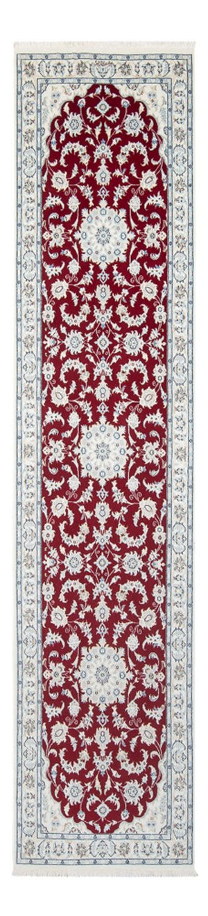Løber Persisk tæppe - Nain - Premium - 300 x 78 cm - rød