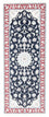 Løber Persisk tæppe - Nain - Royal - 203 x 81 cm - mørkeblå