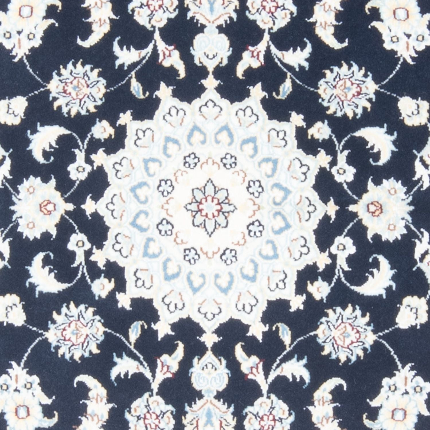 Løber Persisk tæppe - Nain - Royal - 203 x 81 cm - mørkeblå