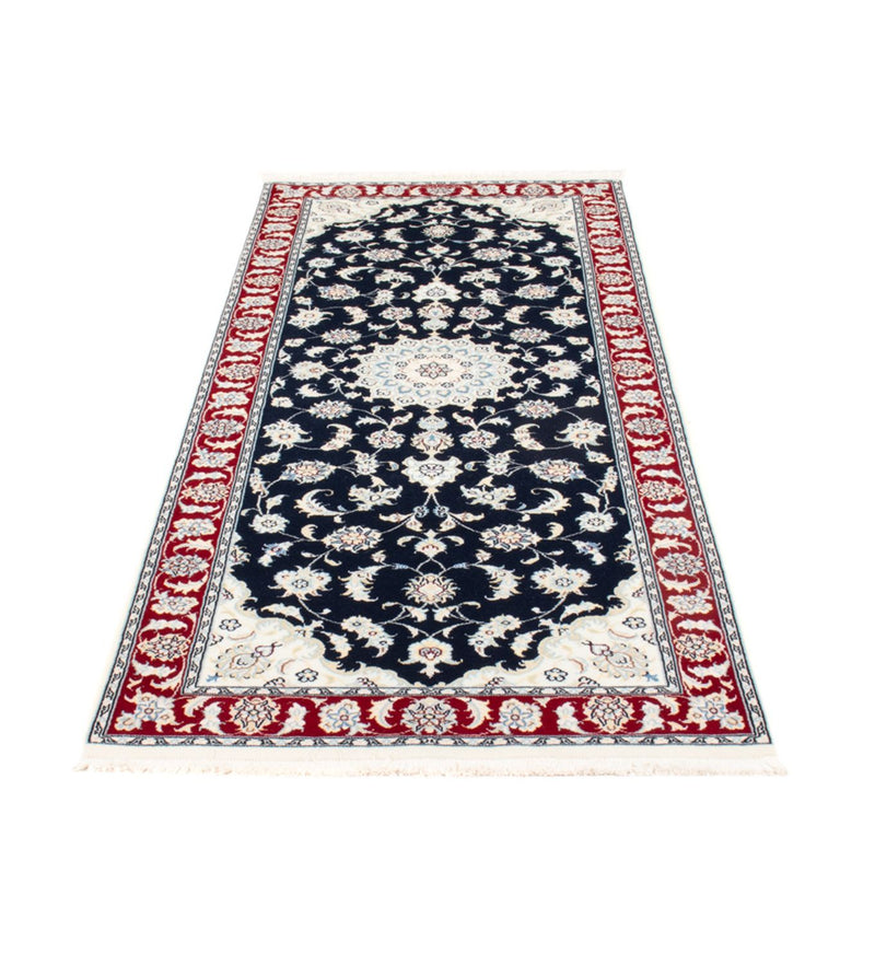 Løber Persisk tæppe - Nain - Royal - 203 x 81 cm - mørkeblå