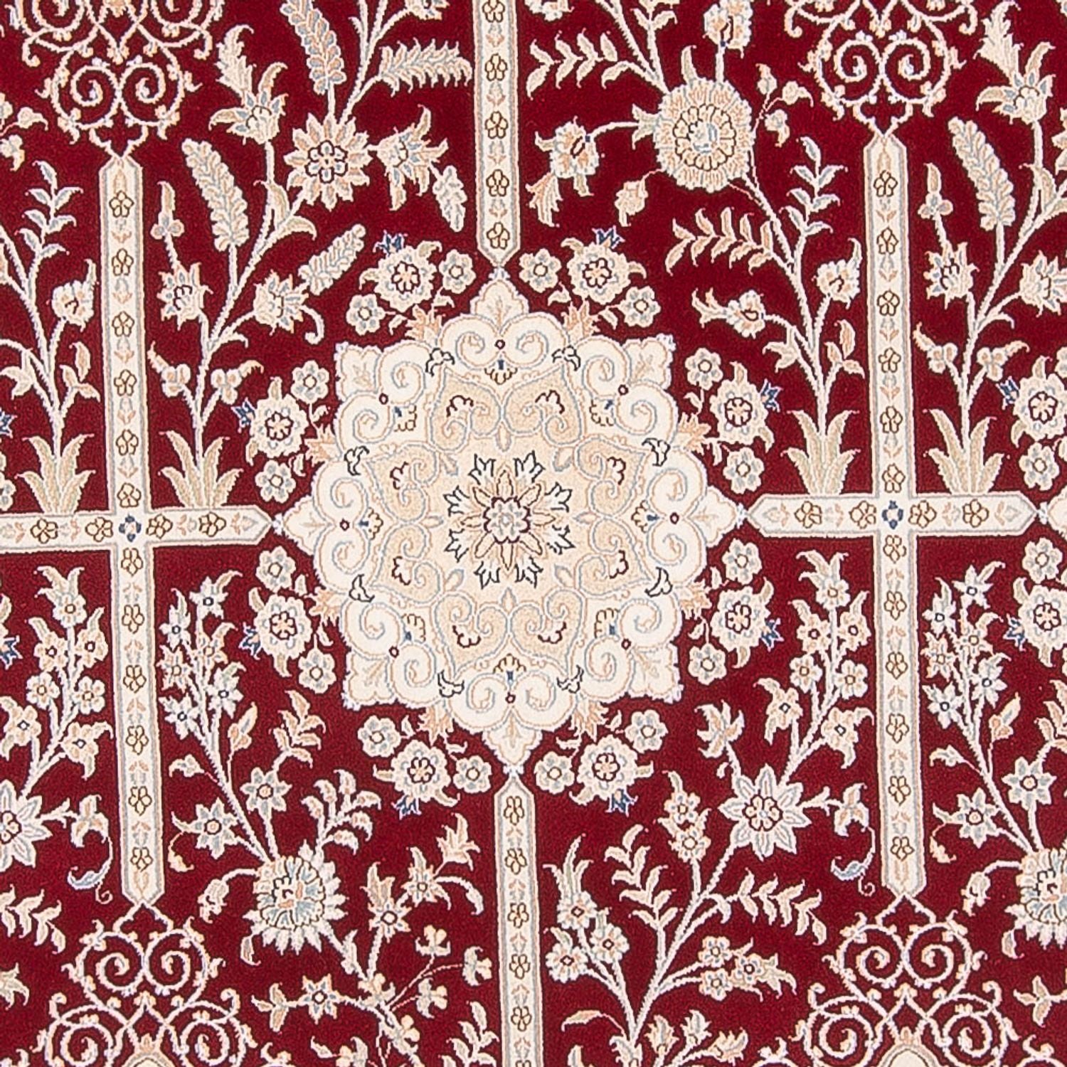 Persisk tæppe - Nain - Premium - 300 x 198 cm - rød