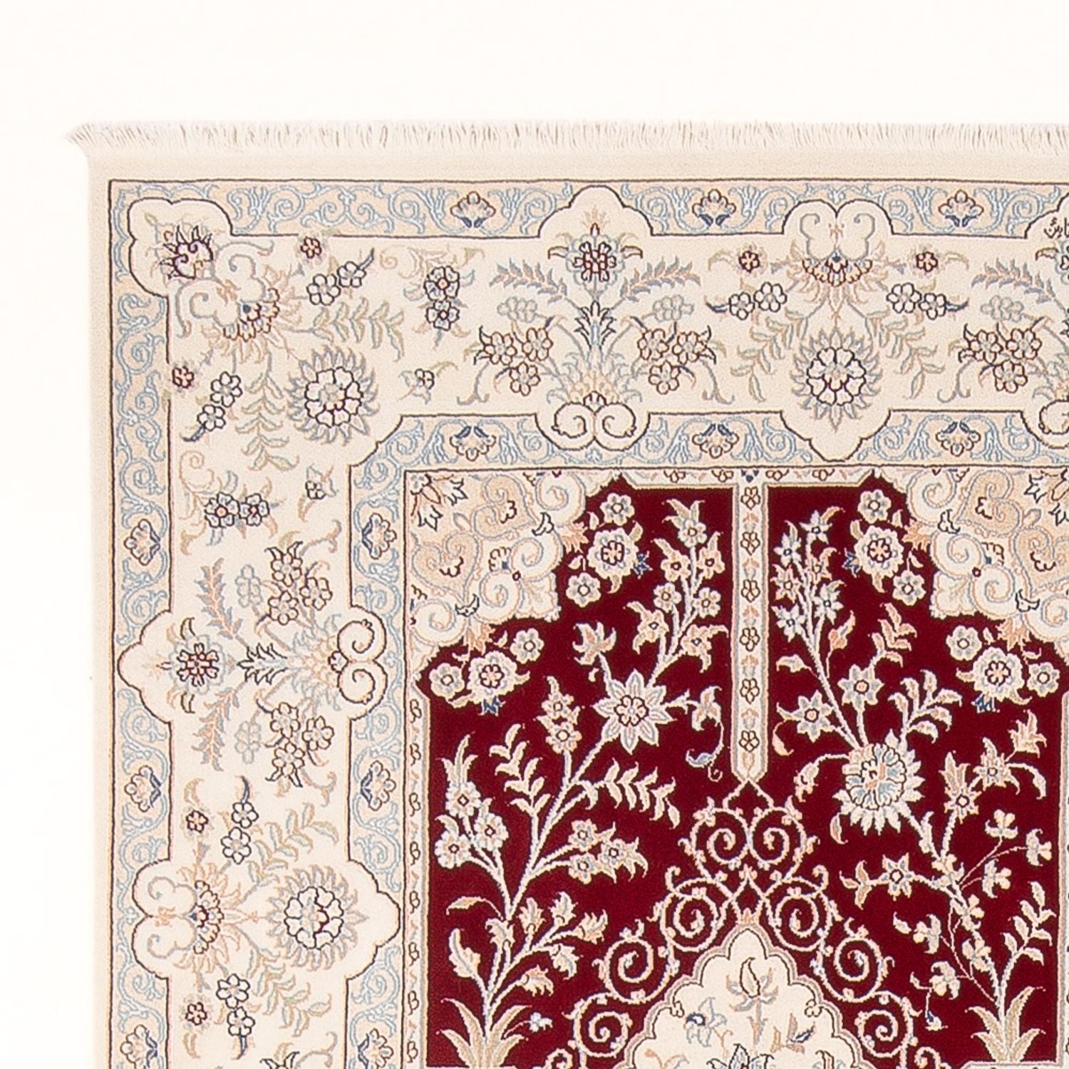 Persisk tæppe - Nain - Premium - 300 x 198 cm - rød