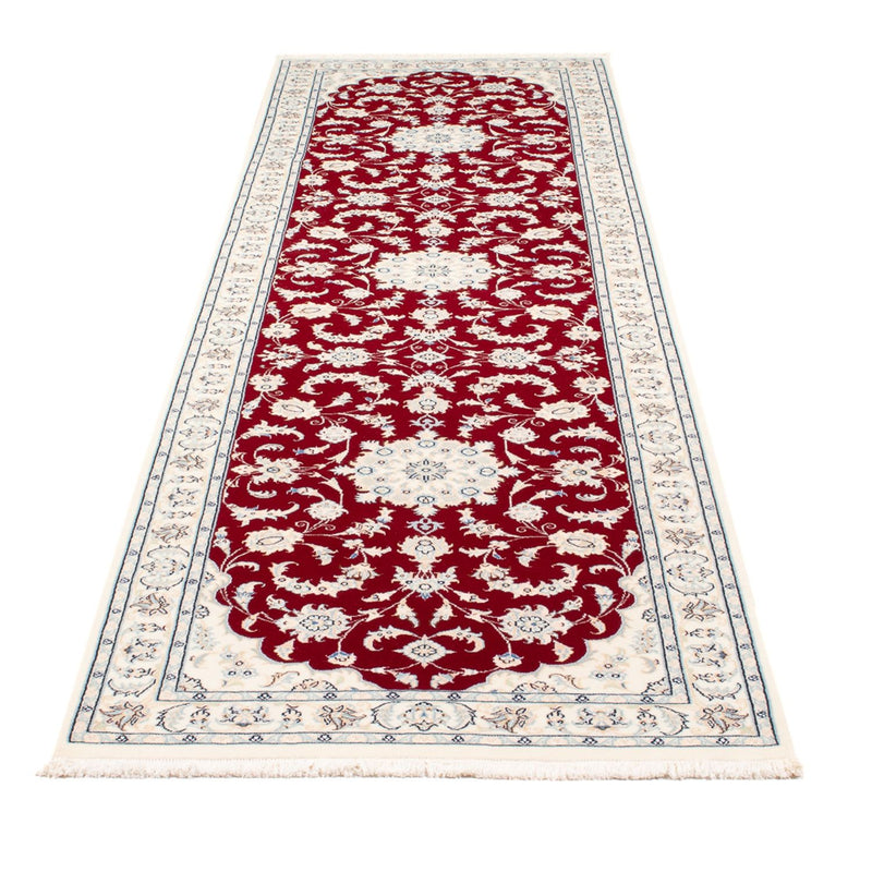 Løber Persisk tæppe - Nain - Premium - 295 x 81 cm - rød