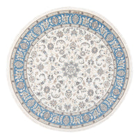 Persisk tæppe - Nain - Premium rundt  - 148 x 149 cm - creme