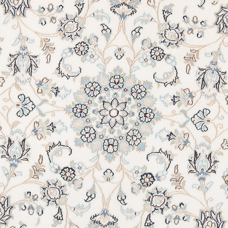 Persisk tæppe - Nain - Premium rundt  - 148 x 149 cm - creme