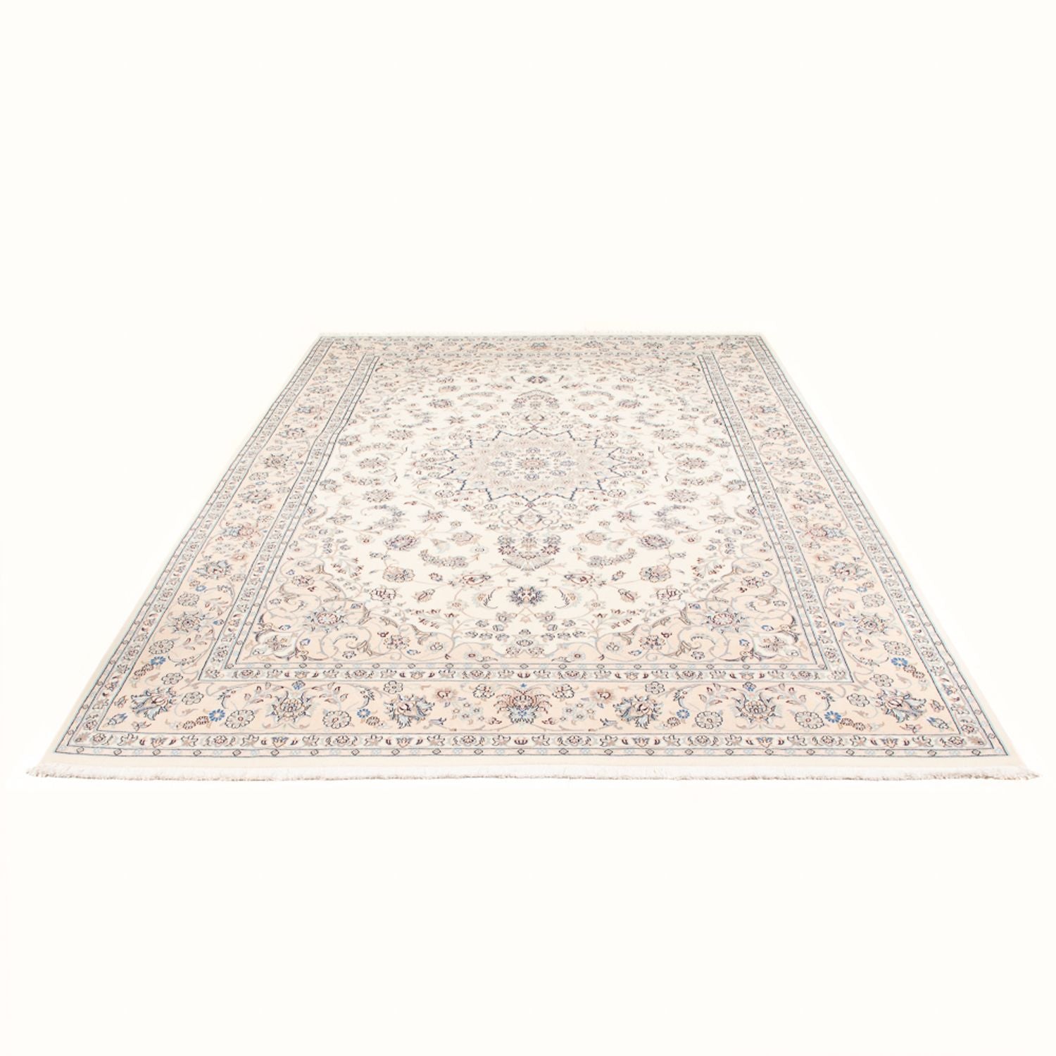 Persisk tæppe - Nain - Premium - 300 x 198 cm - creme