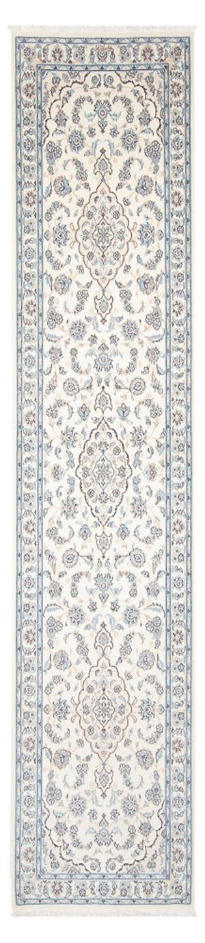 Løber Persisk tæppe - Nain - Premium - 350 x 84 cm - creme