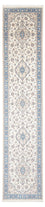 Løber Persisk tæppe - Nain - Premium - 394 x 91 cm - creme