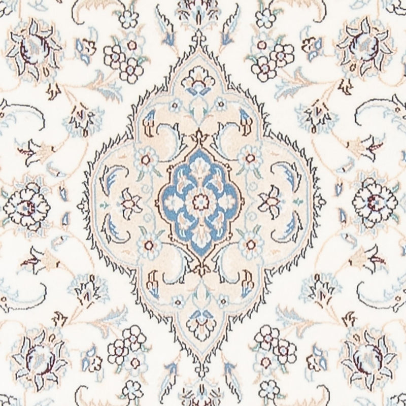 Løber Persisk tæppe - Nain - Premium - 394 x 91 cm - creme