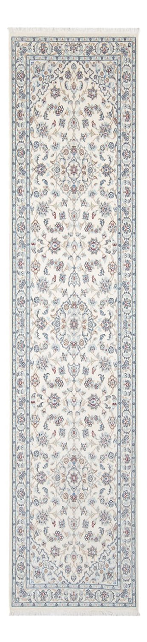 Løber Persisk tæppe - Nain - Premium - 303 x 81 cm - creme