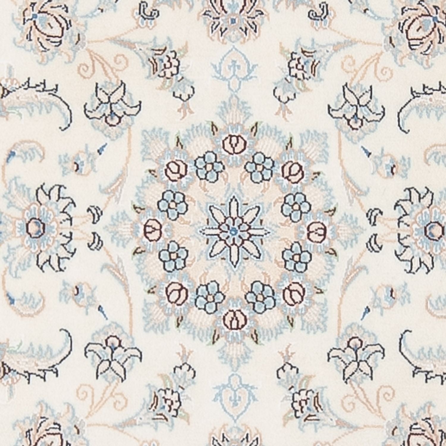 Løber Persisk tæppe - Nain - Premium - 309 x 80 cm - creme
