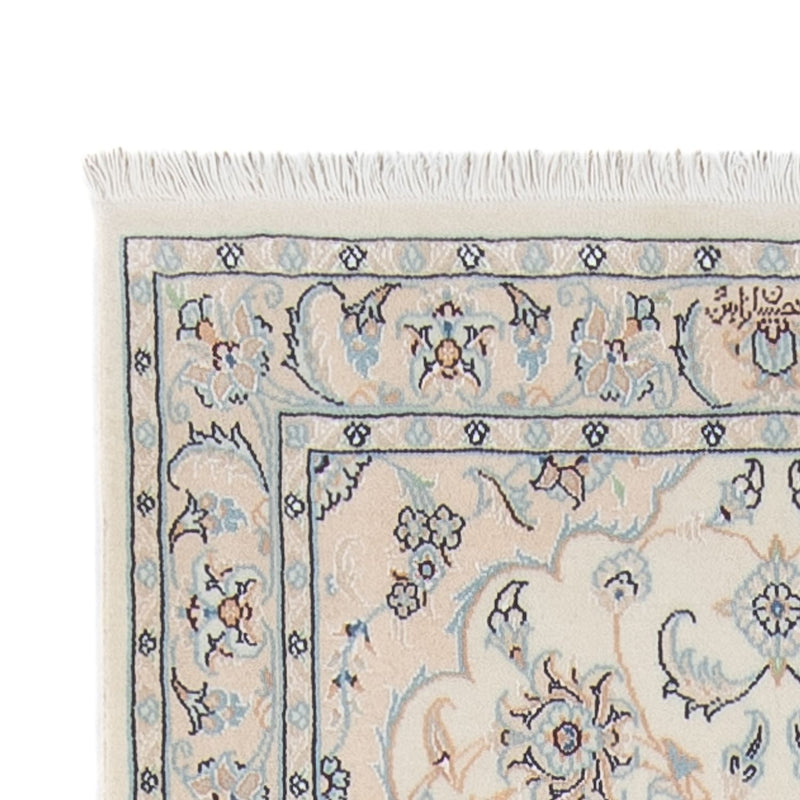 Løber Persisk tæppe - Nain - Premium - 309 x 80 cm - creme