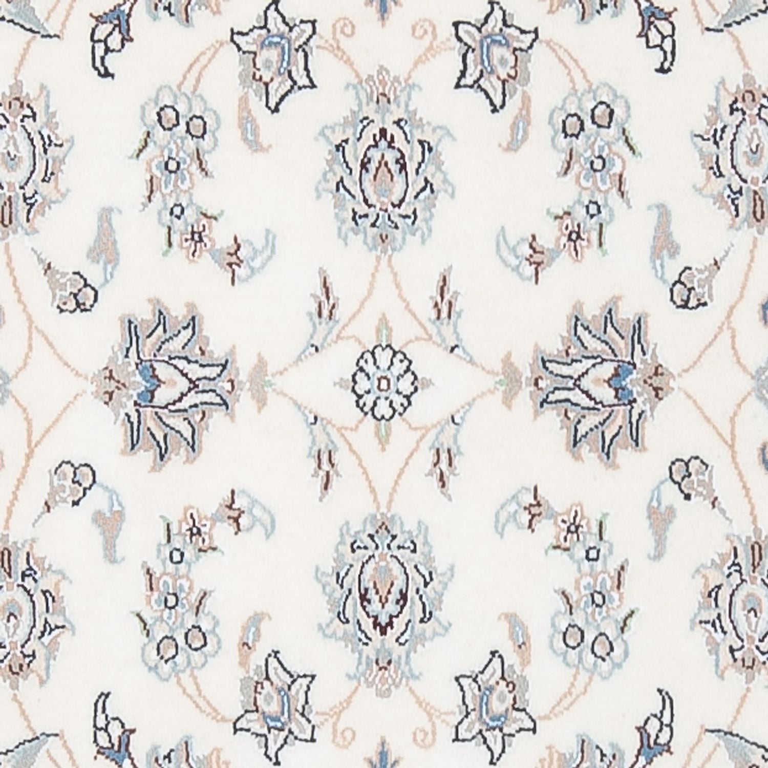 Løber Persisk tæppe - Nain - Premium - 314 x 81 cm - creme