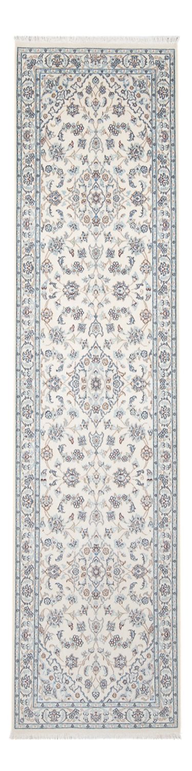 Løber Persisk tæppe - Nain - Premium - 295 x 80 cm - creme