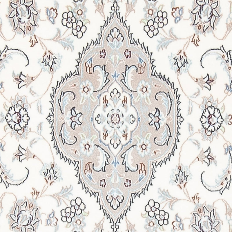 Løber Persisk tæppe - Nain - Premium - 410 x 90 cm - creme