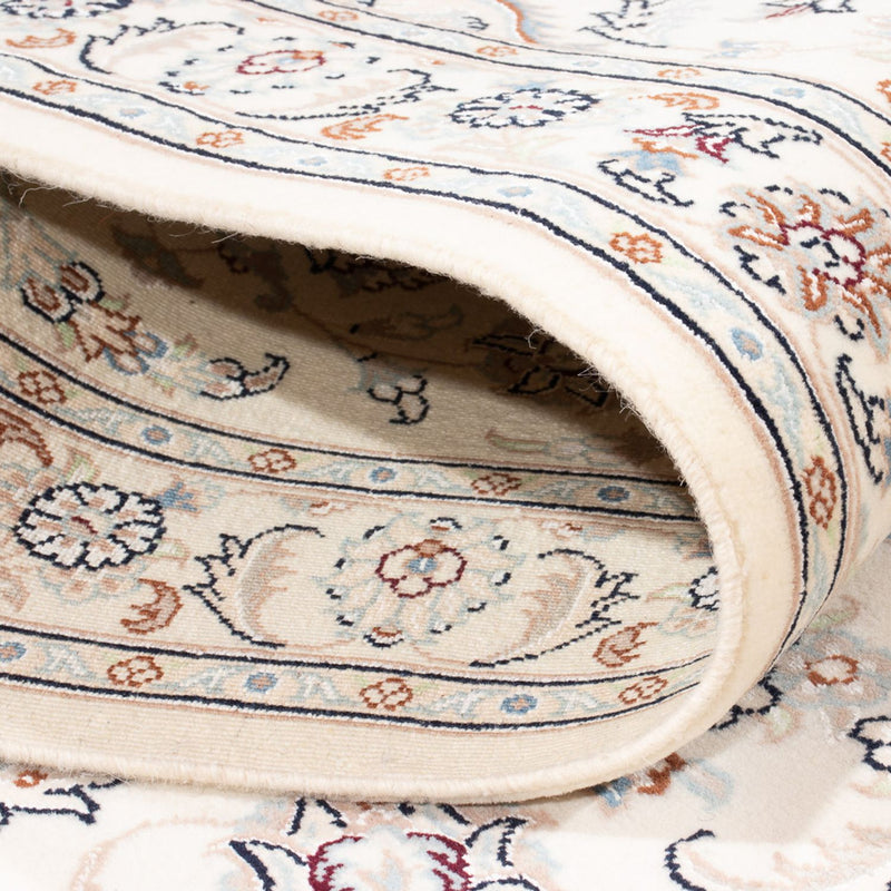Løber Persisk tæppe - Nain - Premium - 410 x 90 cm - creme