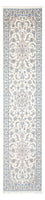 Løber Persisk tæppe - Nain - Premium - 346 x 84 cm - creme