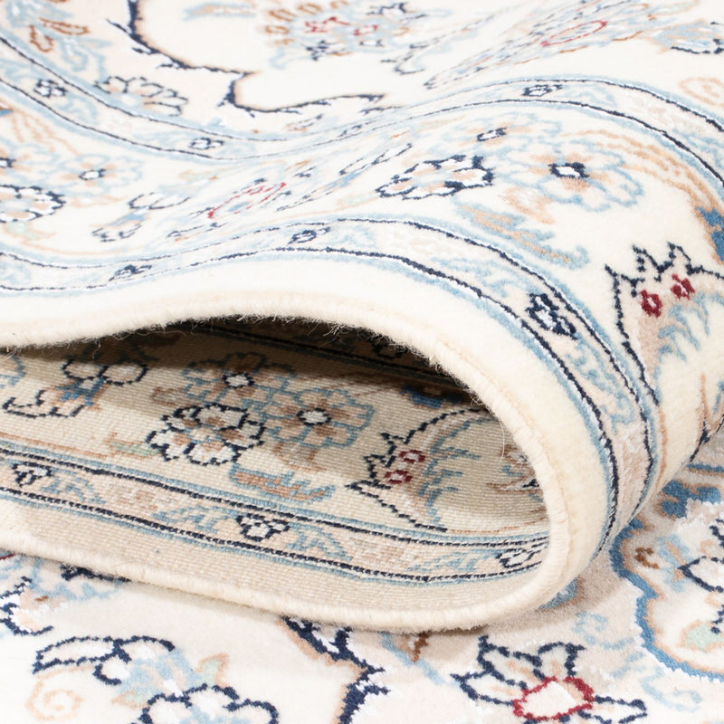Løber Persisk tæppe - Nain - Premium - 346 x 84 cm - creme