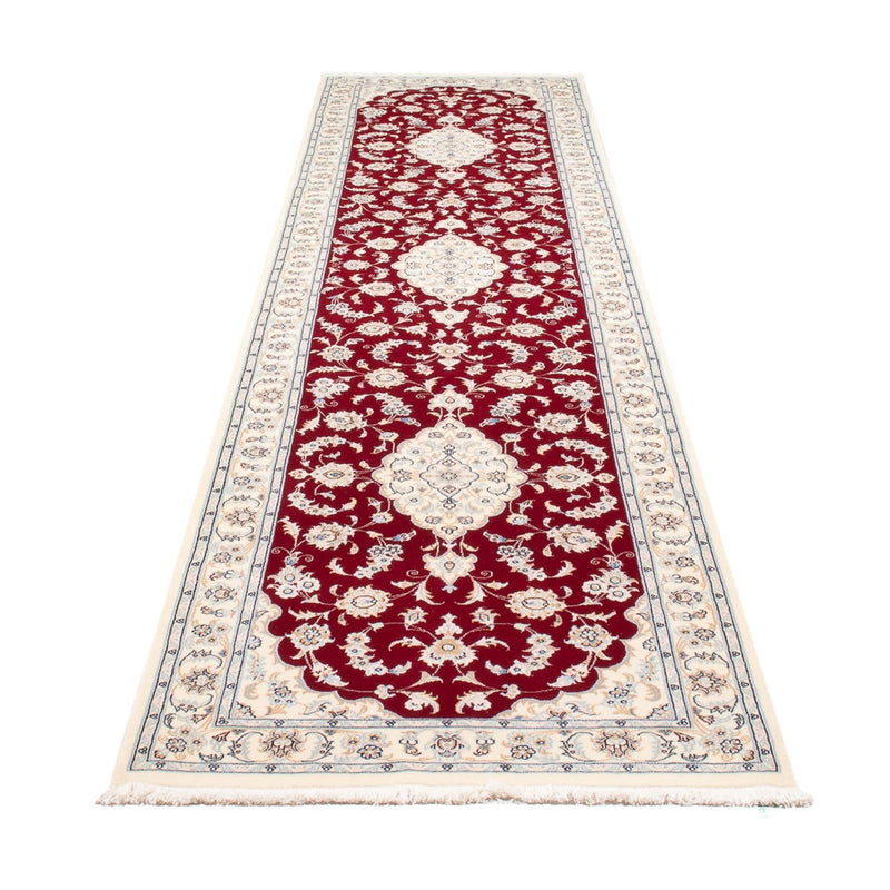 Løber Persisk tæppe - Nain - Premium - 351 x 85 cm - rød