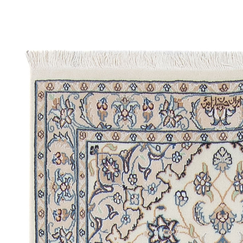 Løber Persisk tæppe - Nain - Premium - 304 x 80 cm - creme