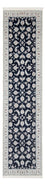 Løber Persisk tæppe - Nain - Premium - 301 x 82 cm - mørkeblå