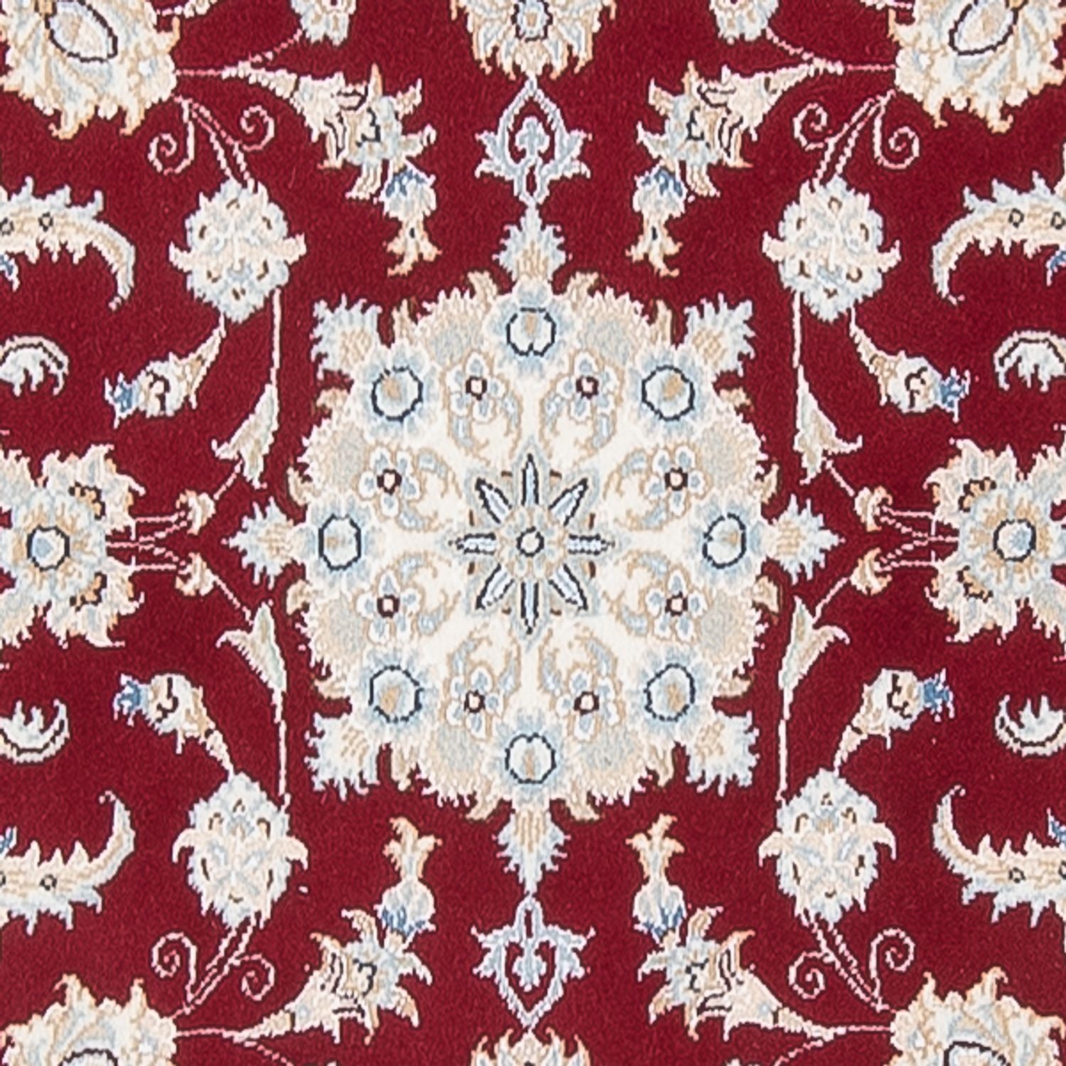 Løber Persisk tæppe - Nain - Premium - 302 x 82 cm - rød