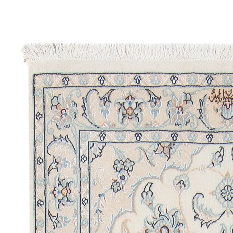 Løber Persisk tæppe - Nain - Premium - 309 x 83 cm - creme