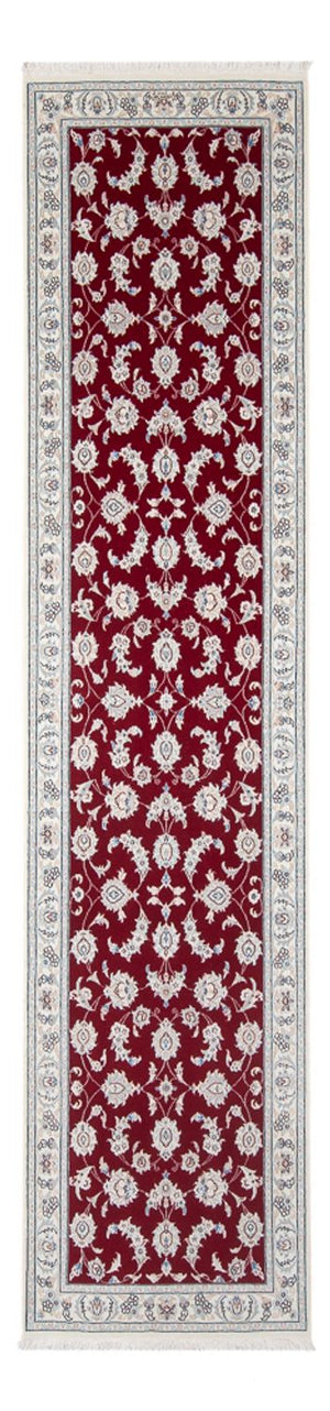 Løber Persisk tæppe - Nain - Premium - 312 x 81 cm - rød