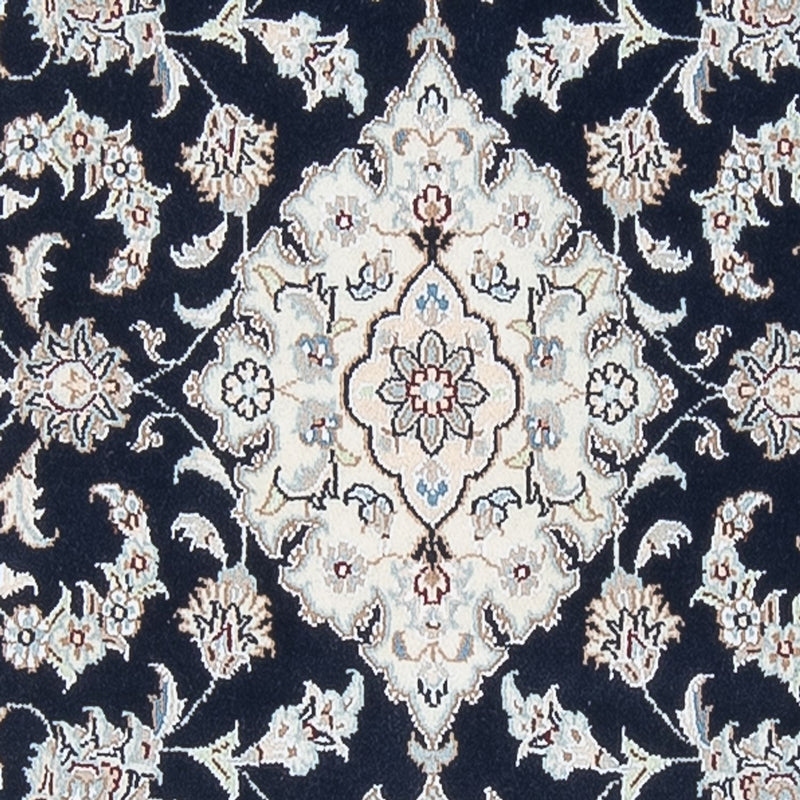 Løber Persisk tæppe - Nain - Premium - 300 x 80 cm - mørkeblå