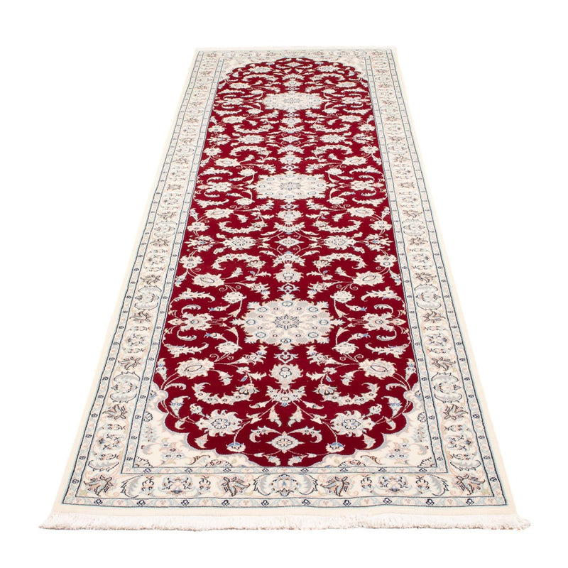 Løber Persisk tæppe - Nain - Premium - 297 x 81 cm - rød