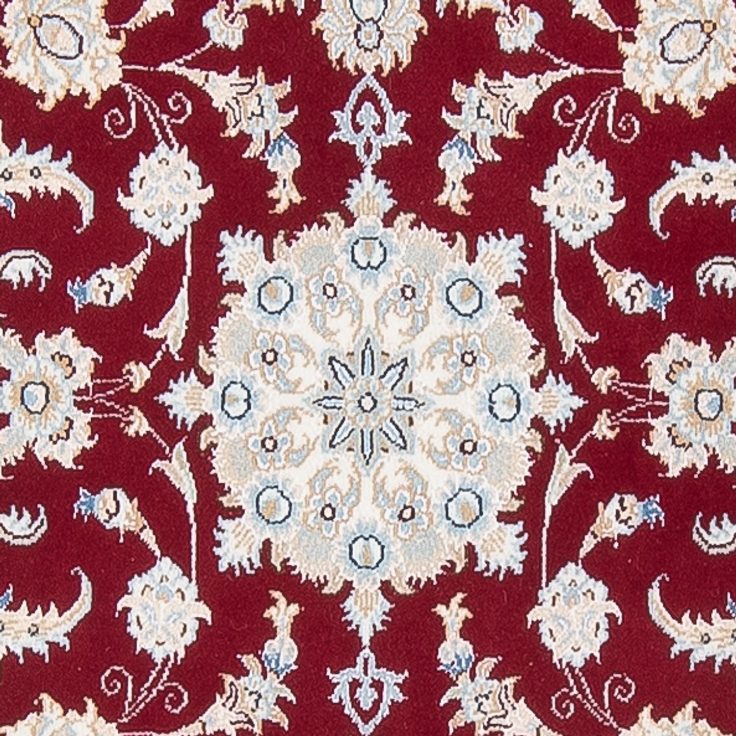 Løber Persisk tæppe - Nain - Premium - 302 x 82 cm - rød