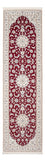 Løber Persisk tæppe - Nain - Premium - 297 x 92 cm - rød