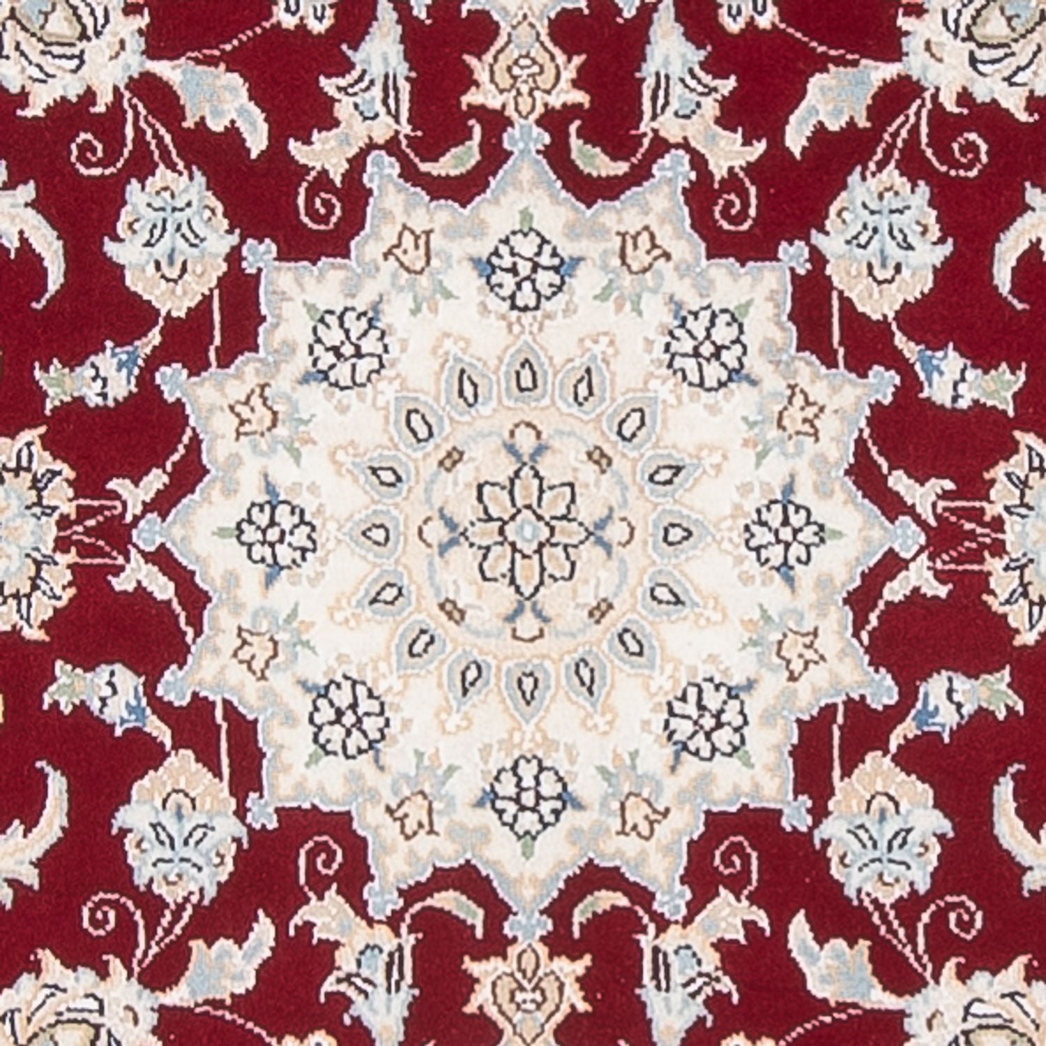 Løber Persisk tæppe - Nain - Premium - 297 x 92 cm - rød