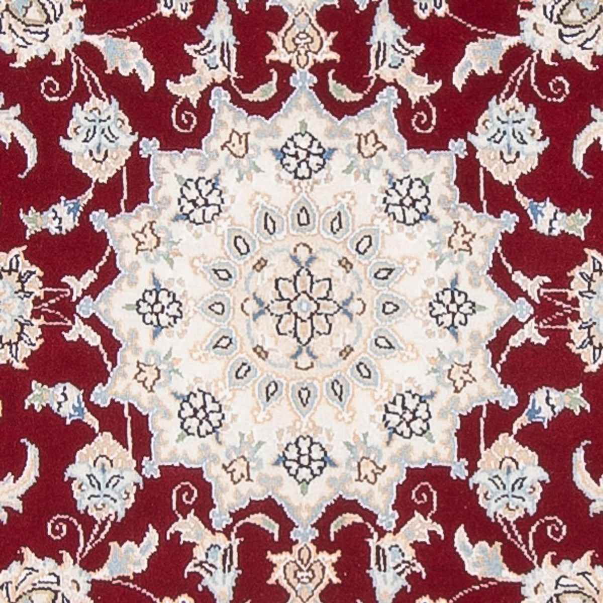 Løber Persisk tæppe - Nain - Premium - 297 x 92 cm - rød
