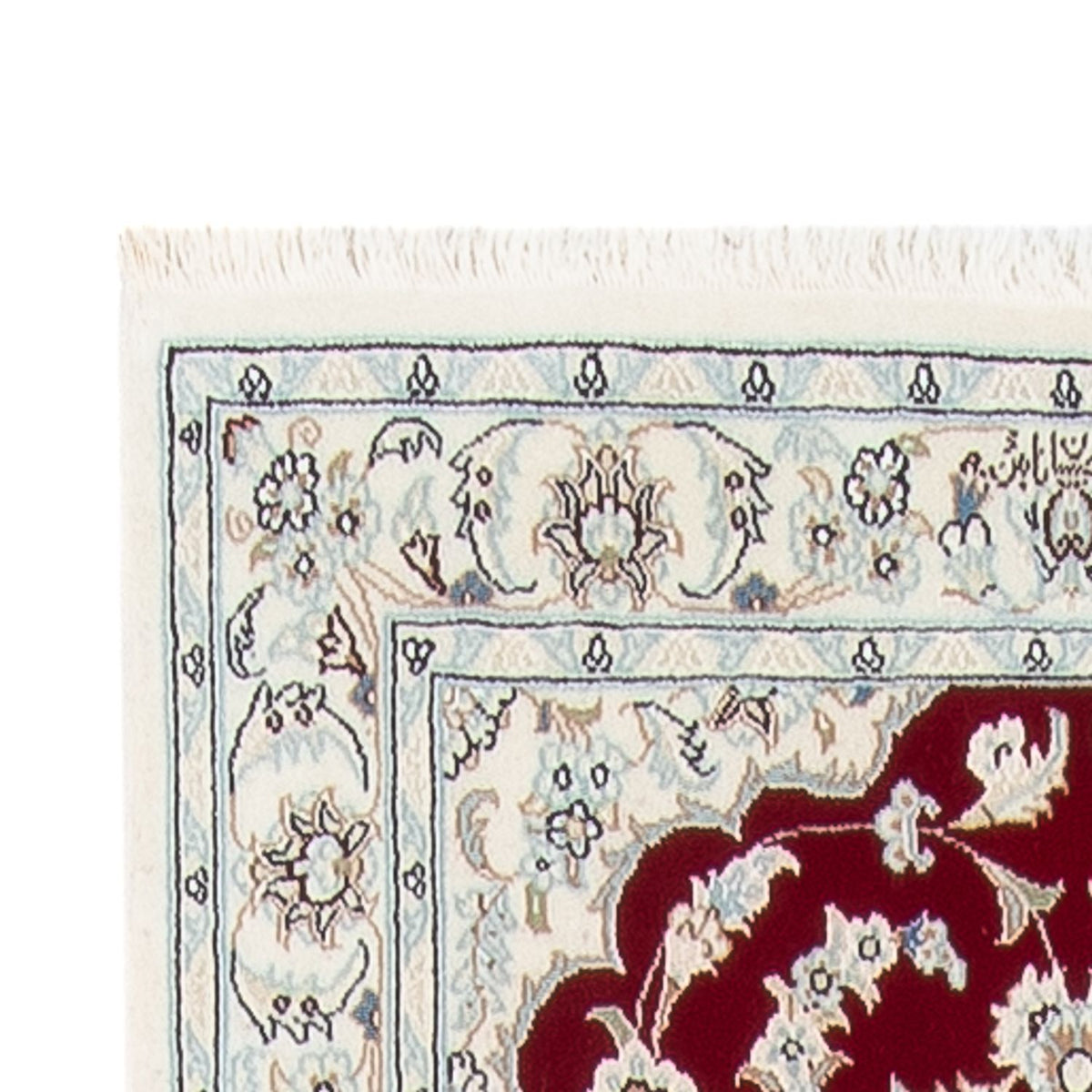 Løber Persisk tæppe - Nain - Premium - 354 x 86 cm - rød
